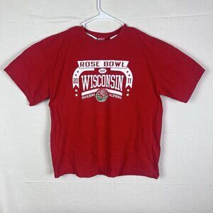 Rose‎ Bowl 2011 Wisconsin Badgers NCAA Gildan Red Shirt Size XL